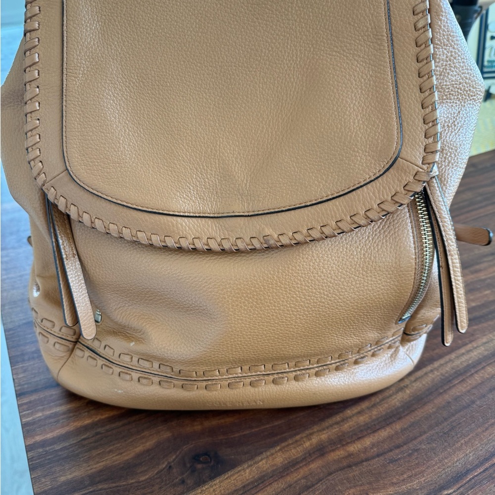 Cole Haan Tan Leather Backpack